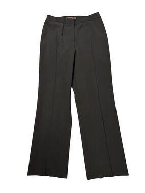 Anne Klein 97% Wool Stretch Dress Pants Size 8 Black Inseam 31" Lined Career